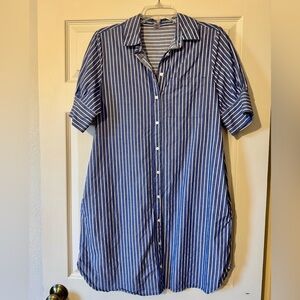 Old Navy Striped Shirtdress - Size Small